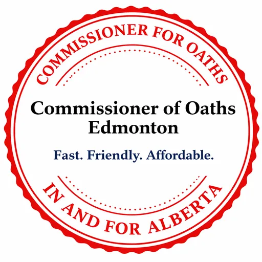 Commissioner of Oaths Edmonton